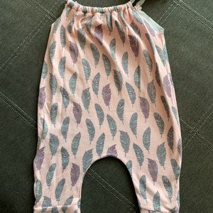 Long Marlee Ro feather romper